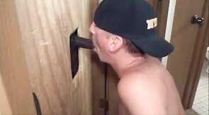 Sucking BBC At Glory Hole - Amateur Interracial Gay Video