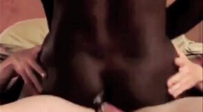 Big Black Butts Bareback Riding White Cocks