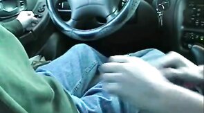 Twink Blows in Car and Gets a Facial