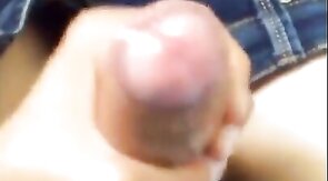 Hungarian Stud Strokes His Big Cock