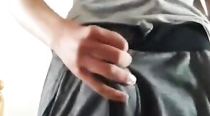 Hungarian Stud Strokes His Big Cock