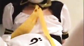 Asian Crossdresser Rides Cock and Cums Hard