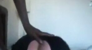 Amateur Interracial Bareback with Big Black Cock