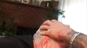 Daddy's Big Cock Swallowed by Horny Amateur