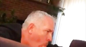 Daddy's Big Cock Swallowed by Horny Amateur