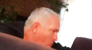 Daddy's Big Cock Swallowed by Horny Amateur