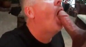 Daddy's Big Cock Swallowed by Horny Amateur