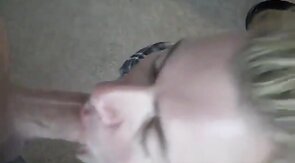 Twink Friend Blows Me, Takes My Cum in His Mouth