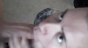 Twink Friend Blows Me, Takes My Cum in His Mouth