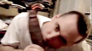 Muscular Amateur Sucks a Huge Black Cock