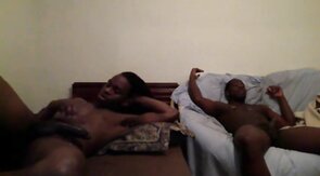 Big-Cock Hunks Jerk Off to Porn Together