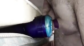 Alien Fleshlight Creampie Fuck With Hunk