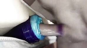 Alien Fleshlight Creampie Fuck With Hunk