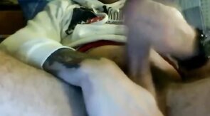 Big Cock Italian Guy Strokes on Webcam