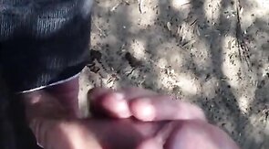 Old Men Wank Young Cock Outdoors