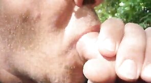 Outdoor Gay Fun with Amateur Couple