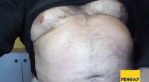 Italian Daddy Strokes His Big Cock