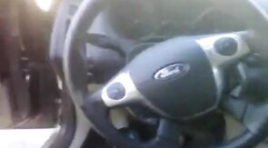 Crossdresser bear jerking off outdoors in nylons