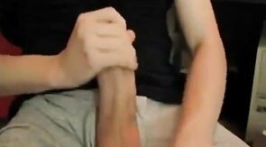 Big Cock, Huge Load! Amateur Handjob by a Man with a Big Dick!