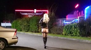 Crossdresser Angel Outdoor Fun