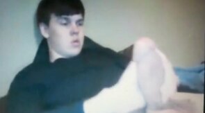 Chubby Guy Strokes His Huge Cock on Cam