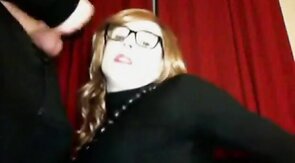 Crossdresser Fun with Amateur Man