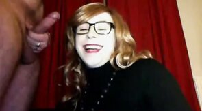 Crossdresser Fun with Amateur Man