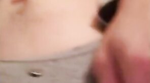 Grey Thong Twink Tease