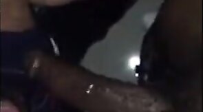 Big Black Cock Blowjob by Amateur Interracial Couple