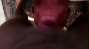 Big-Cock Blowjob for Silver-Haired Daddy