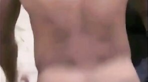 Muscled Asian Stud Bares Almost All at the Beach