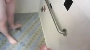 Stranger Blowjob in the Men's Locker Room Shower