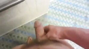 Stranger Blowjob in the Men's Locker Room Shower
