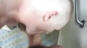 Stranger Blowjob in the Men's Locker Room Shower