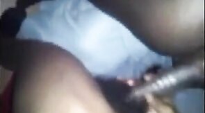 Black Amateur Taking Dick