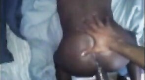 Black Amateur Taking Dick