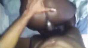 Black Amateur Taking Dick