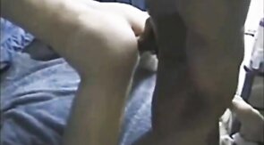 Interracial Bareback: Big Cock Seeds White Ass