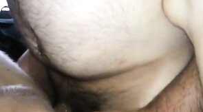 Fat Daddy Jerry's Bareback Adventure with His Chubby Sub