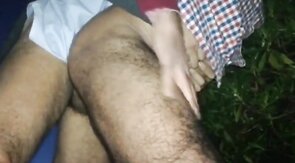 Bareback Latin Amateur Anal in the Woods