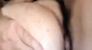 Bareback Black Amateur Takes Thick Sticky Cream Pie