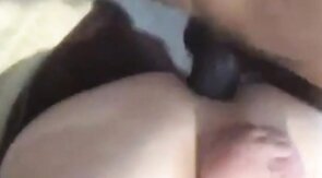 Amateur Interracial Bareback with Huge Cock
