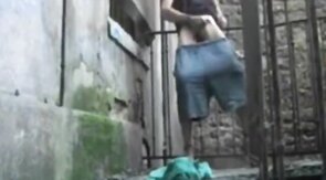 Homeless Big-Cock Amateur Masturbating