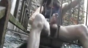 Homeless Big-Cock Amateur Masturbating