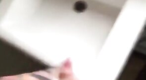 Tattooed Hunk Strokes His Big Cock Alone