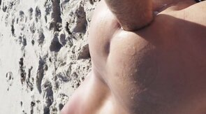 Fistmas on a Nude Beach