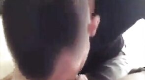 Swallowing My Neighbor's Load - Gay Blowjob Video