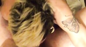 Hungry Twink Feeds on Daddy Bear's Meat