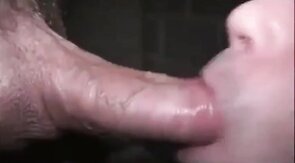 Amateur Blowjob Closeup with Cum in Mouth