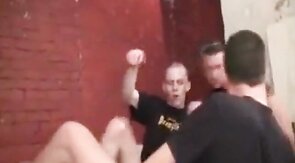 Three English Chav Lads: Watersports & Fucking